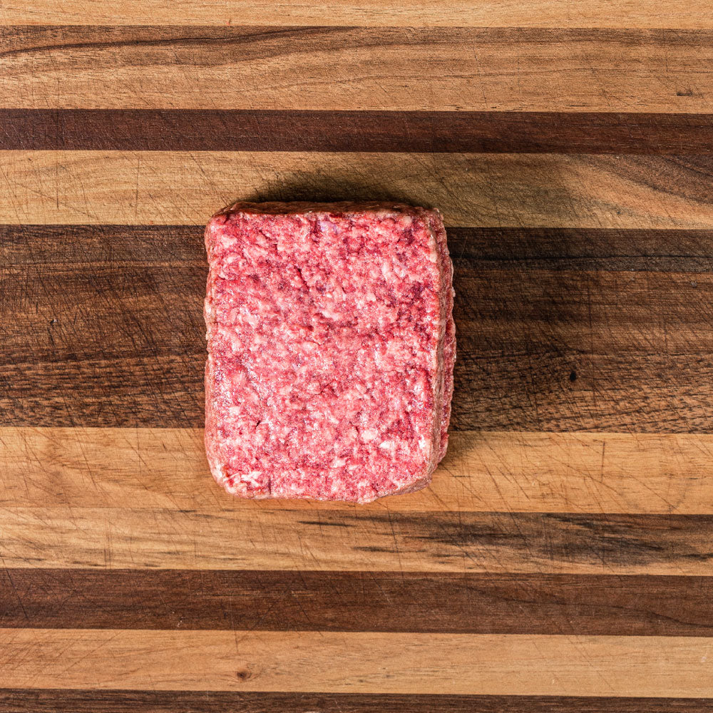 Beef Stack Blocks Dry-Aged Ground Beef | Roseda Farm, Monkton, MD – Roseda.com